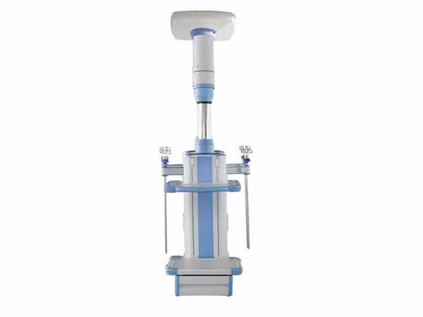 电动垂直升降医疗柱结构简单紧凑，使用方便，是医院理想的医用气体