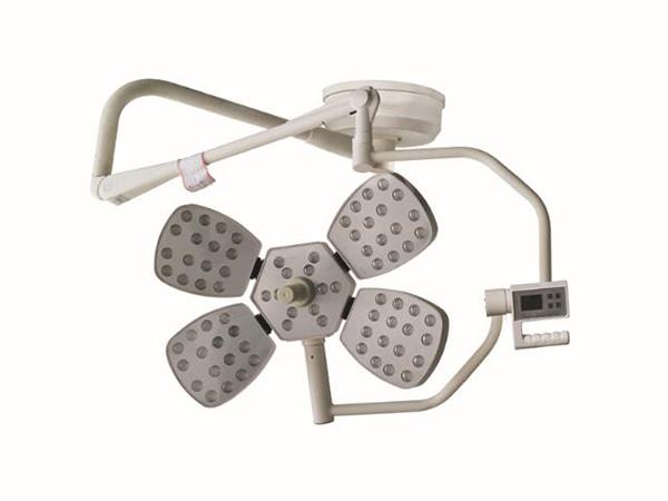 LED5手术无影灯可进行电源开关、亮度调节、副灯检测等操作