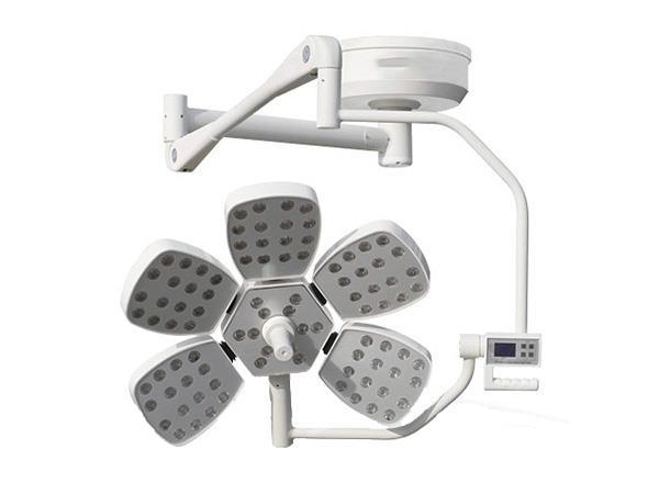 LED6手术无影灯采用计算机辅助模块化设计，多颗LED光柱聚焦照射